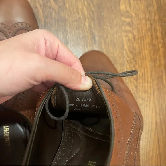 Johnston and Murphy Brown Dress Shoes - Picture 3 of 6